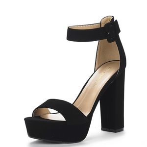 Chunky High Heel Platform Sandals